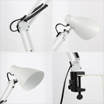 Odile 28.5" Classic Industrial Adjustable Articulated Clamp-On LED Task Lamp - JONATHAN Y